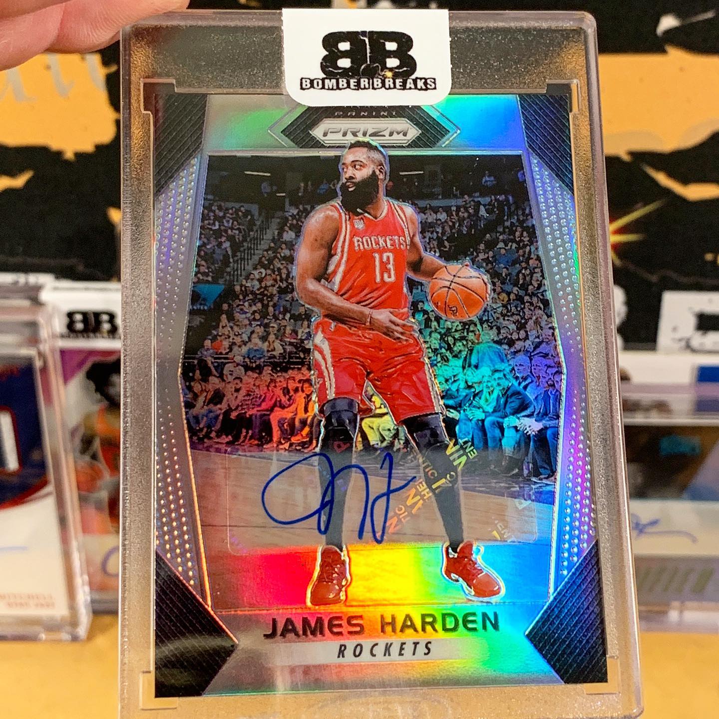 Bomber - James Harden Silver Prizm Auto pulled out of our 