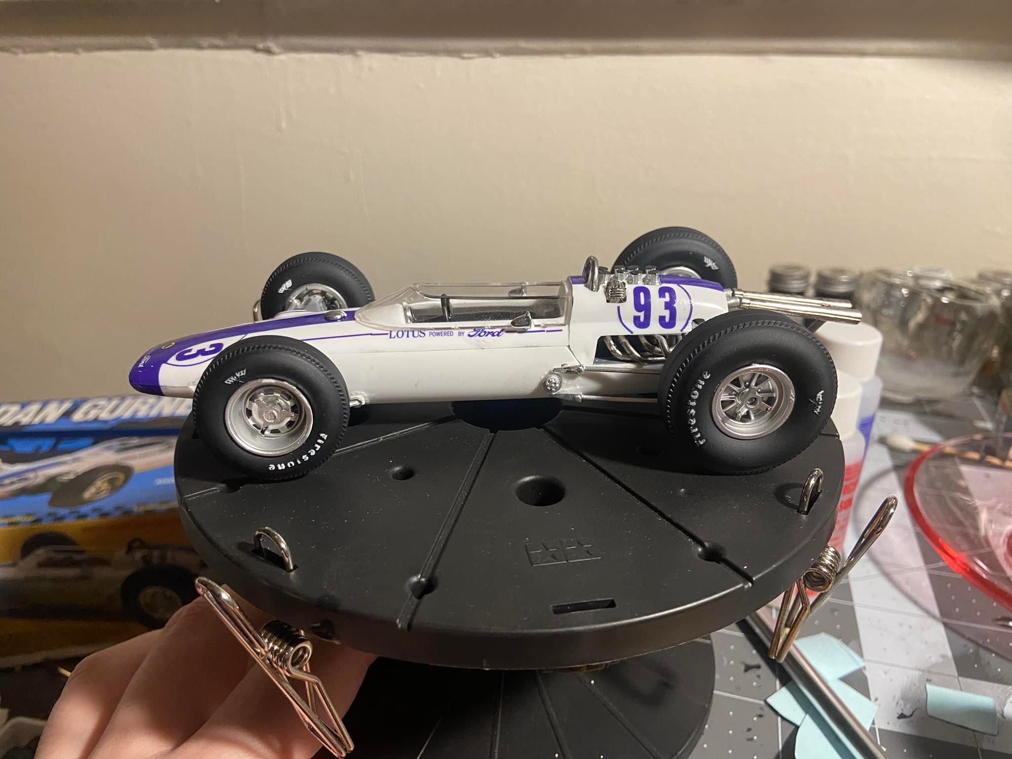 Building the Dan Gurney Lotus Model Car Kit