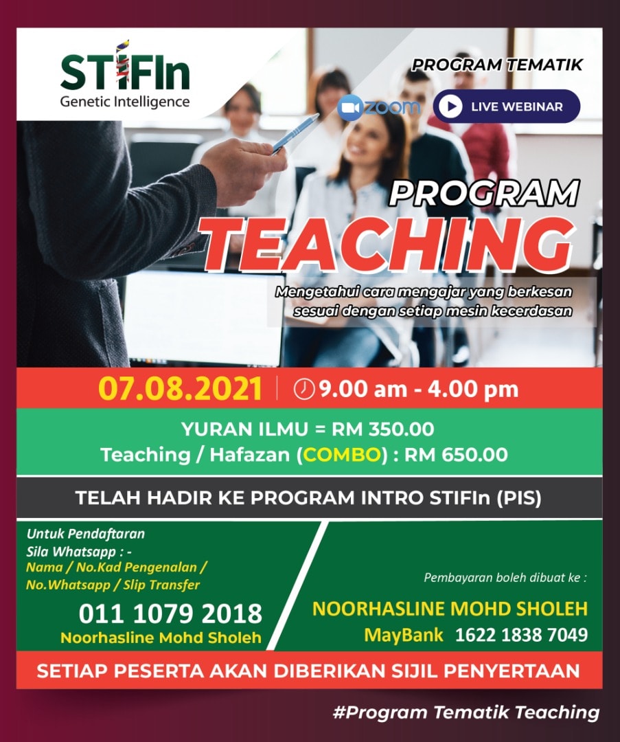 Program Tematik Teaching Tarikh :... - Stifin_malaysiahq | Facebook