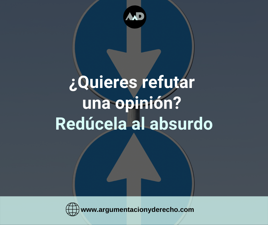 ¿Quieres refutar una opinión o... - Argumentación y Derecho | Facebook