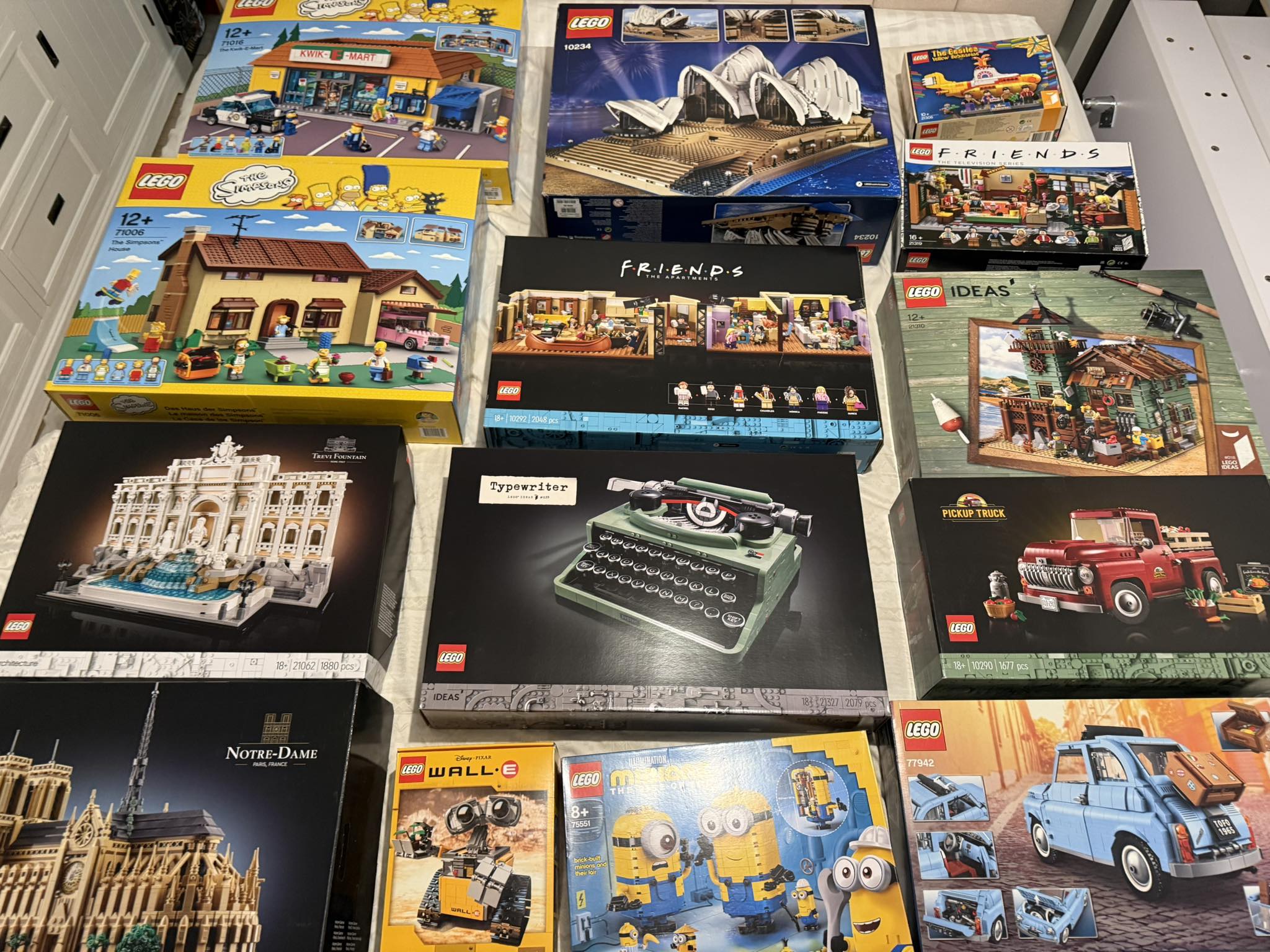 What are your thoughts on Pac-Man, typewriter, and Titanic sets?