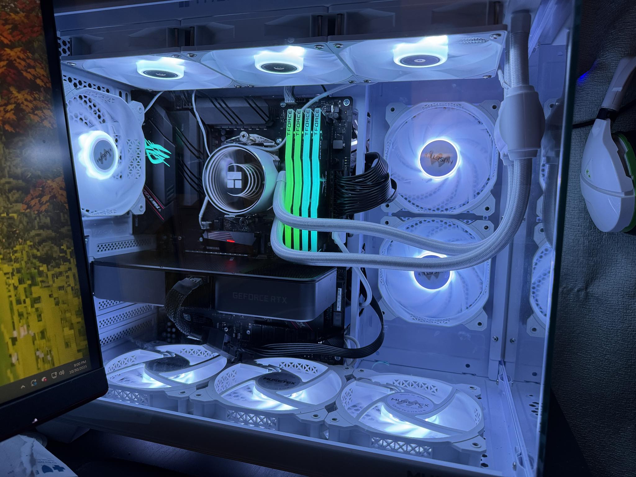 What power supply is suggested for Ryzen 7 5700X with RTX 3070?