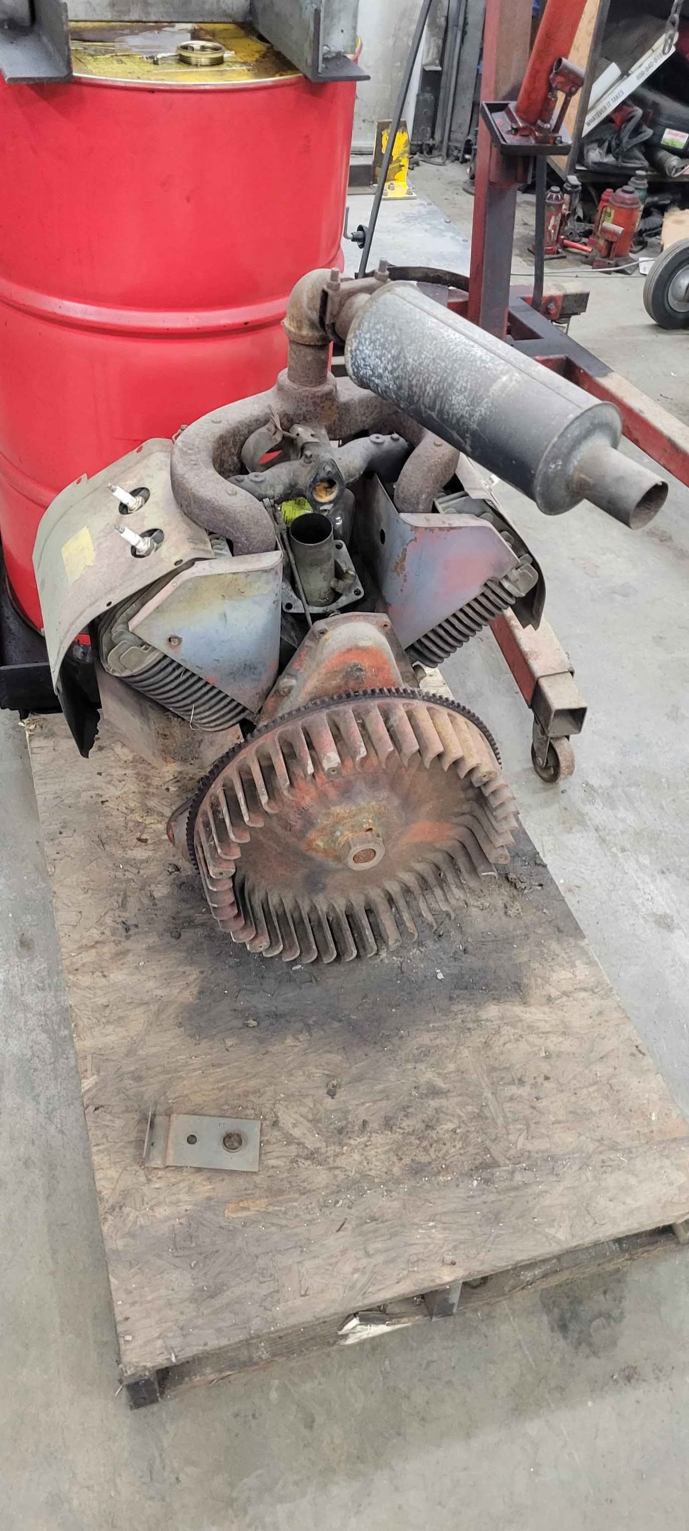 Wisconsin vh4d vg4d engine 4 cylinder bobcat brush chipper stump ...