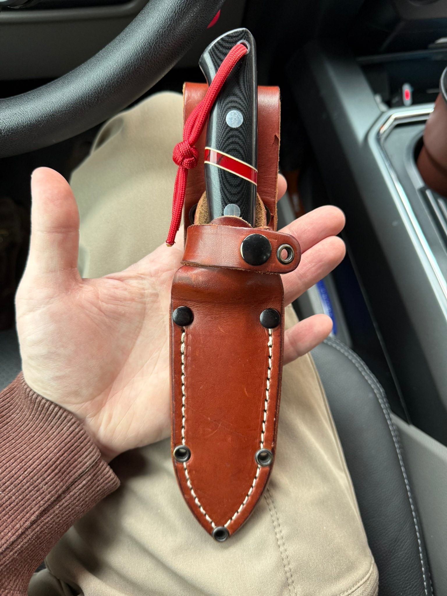 Leather sheath for Bravo 1 knife?