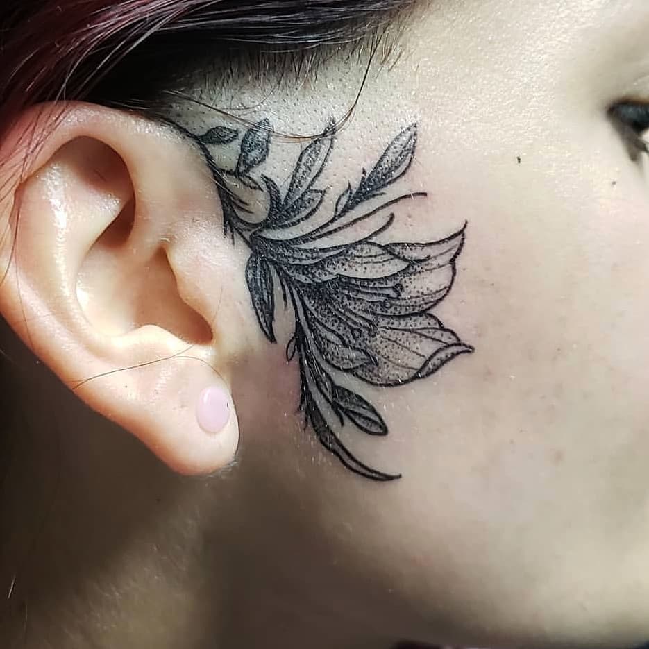 Players Ink Tattoos & Piercings - Flower face tattoo by ...