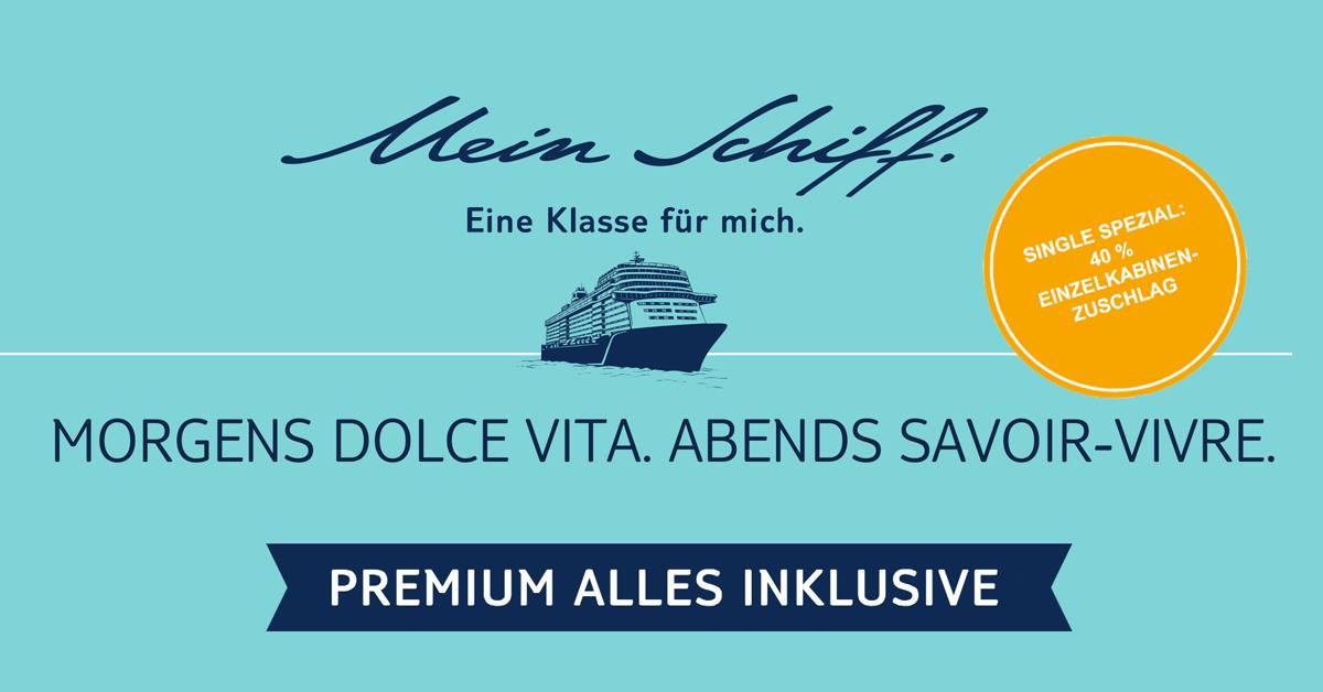 Mit Tui Cruises Mein Schiff Diesen Blaguss Reisebüros