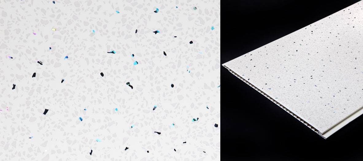 White Sparkle PVC #Cladding... - Shipley Building Plastics