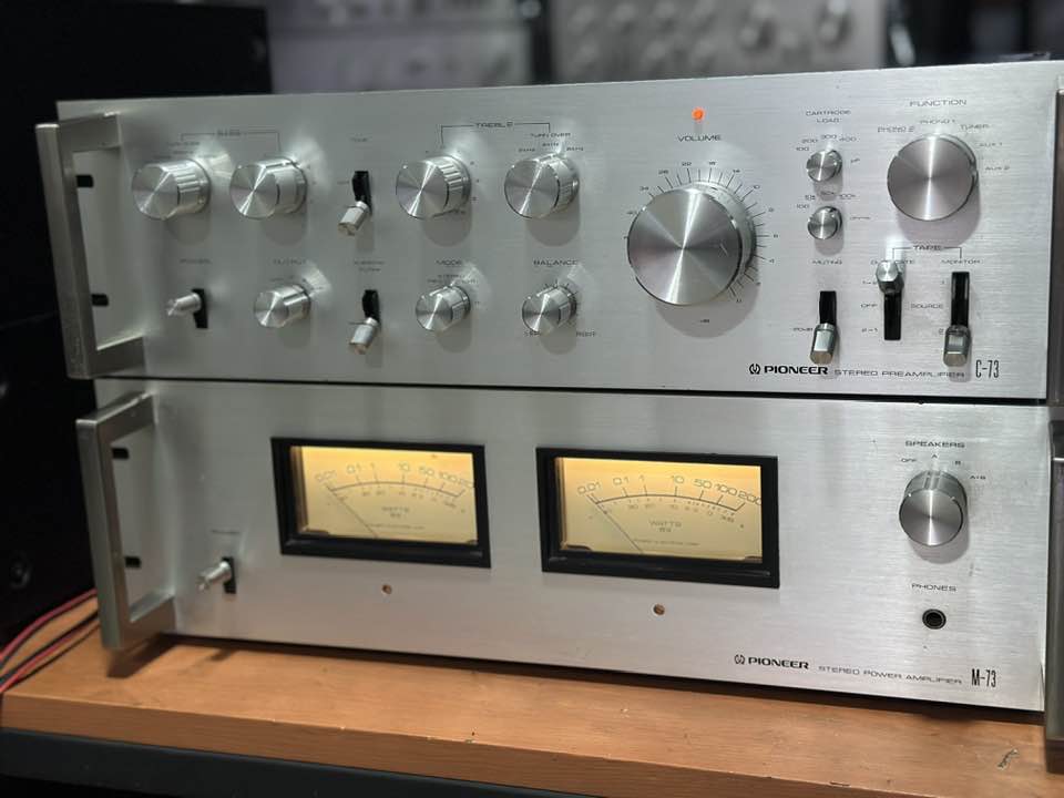 Pioneer M73 Pioneer C73 Power amplifier Preamplifier Special