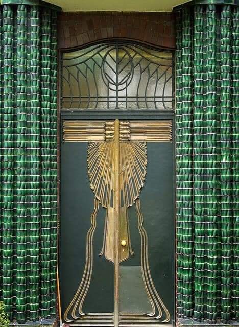 Peter Behrens' house in Darmstadt, Germany, example of Jugendstil