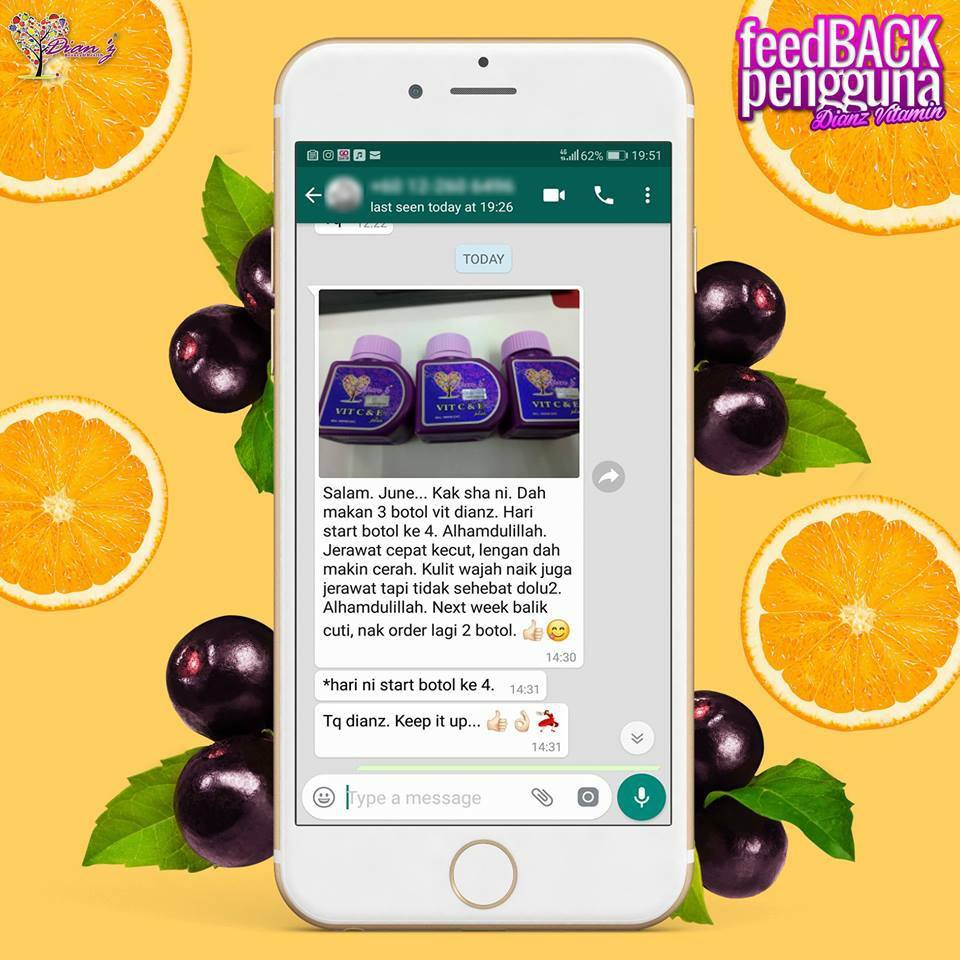 Dianz_vitamin - Hai Nak share testimoni DV nii.. Sebab terpakai salah ...