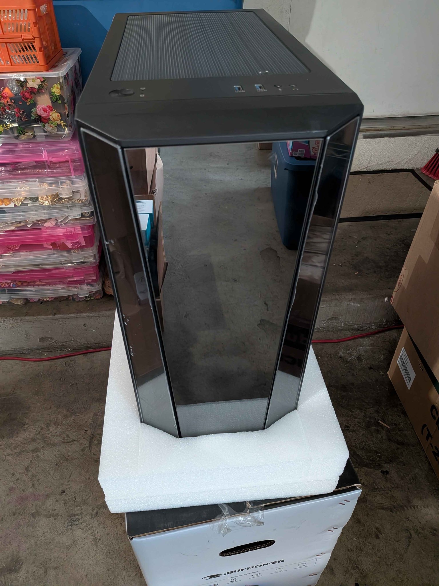 PC Cases Mid Tower ATX RGB iBuyPower brand glass side panel - Computer ...