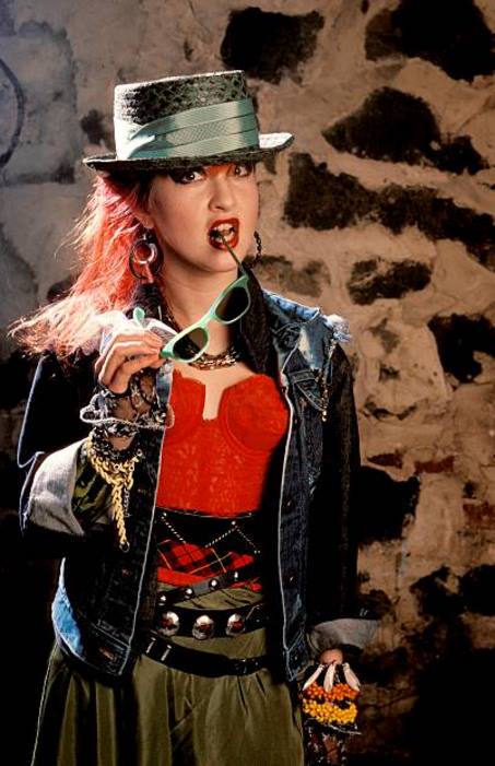 Cyndi Lauper 1981 and 2021 Courtesy of Boaz Aviani