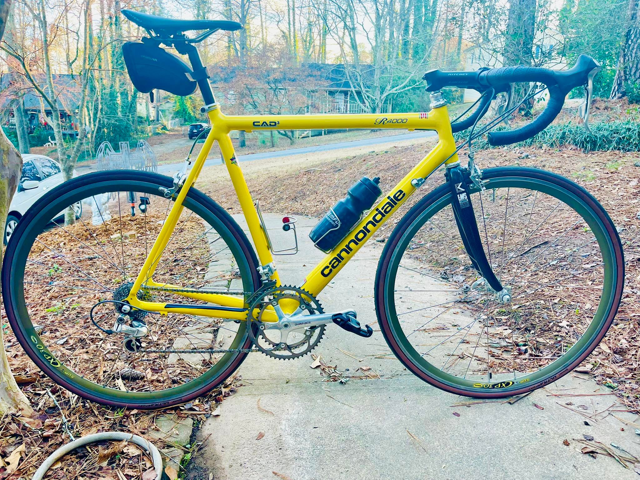 My '06 CAAD8 out for a spin today. Drivetrain is R7000 105 11 spd.