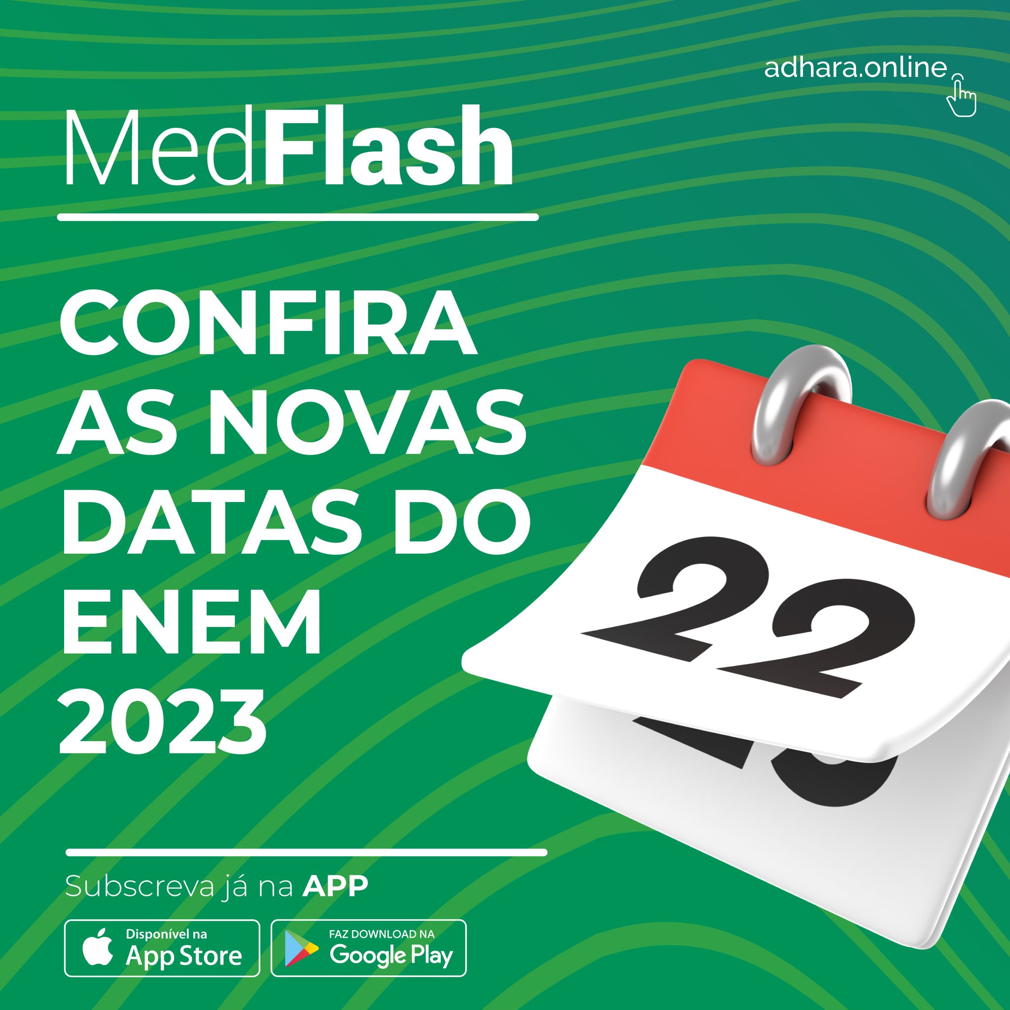 Adhara Brasil - Se liga no novo calendário do Enem 2023!...