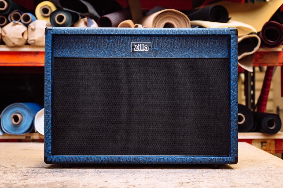 Here's a vertical Super Fatboy in snakeskin tolex with black grill