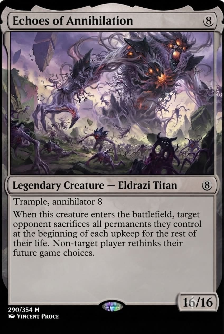 annihilator cards mtg SATANIMALS: Annihilation Expansion Until end of turn annihilator swarm // Commander (Azlask,