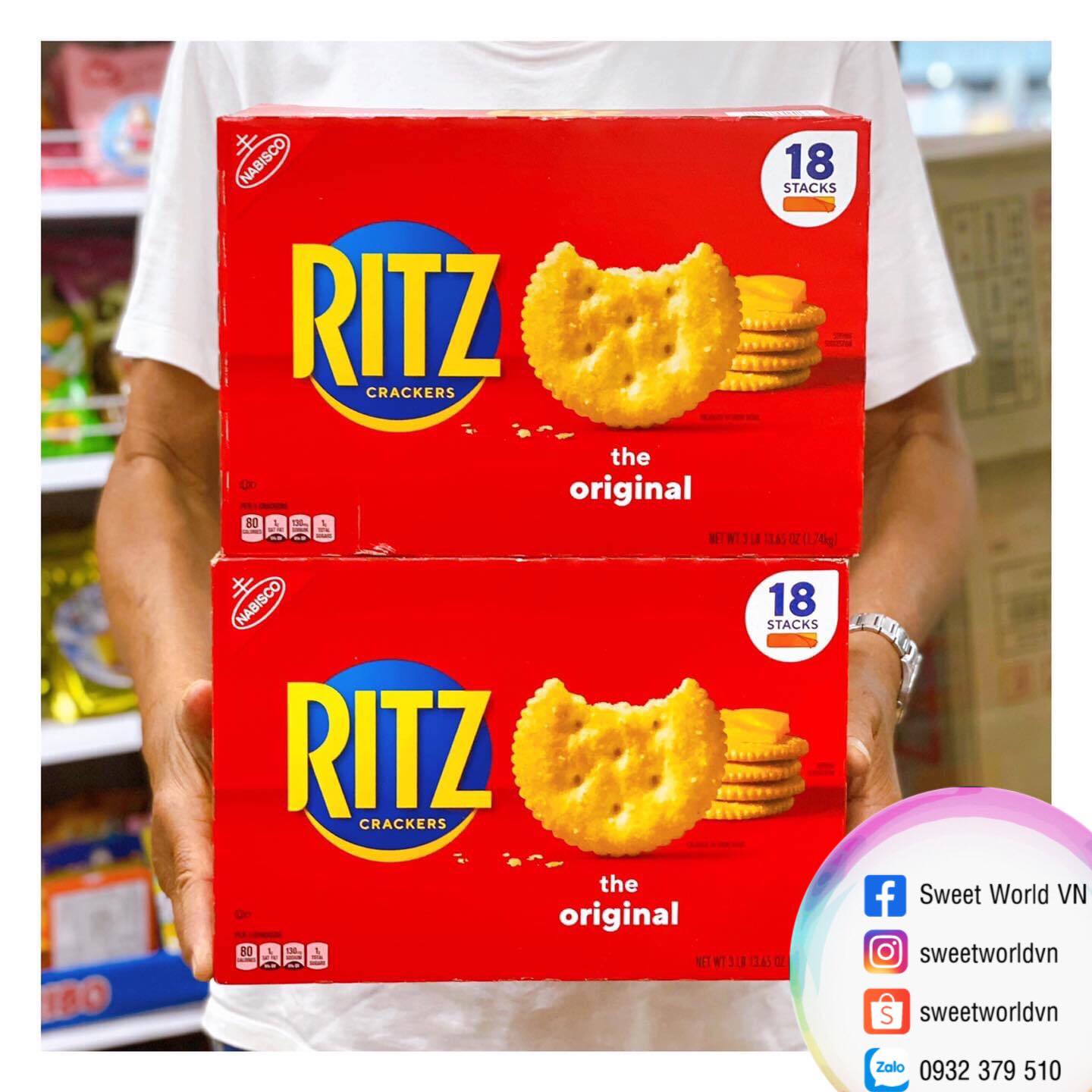 Sweet World VN - 🥯 BÁNH RITZ MẶN THE ORIGINAL (1,47kg) 🥯 💰...
