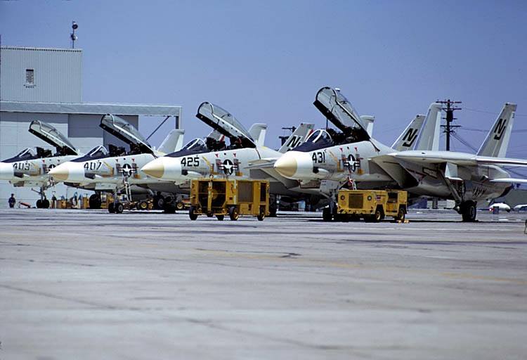 TBT VF-124 was the Fleet Replacement Squadron for F-14s at NAS