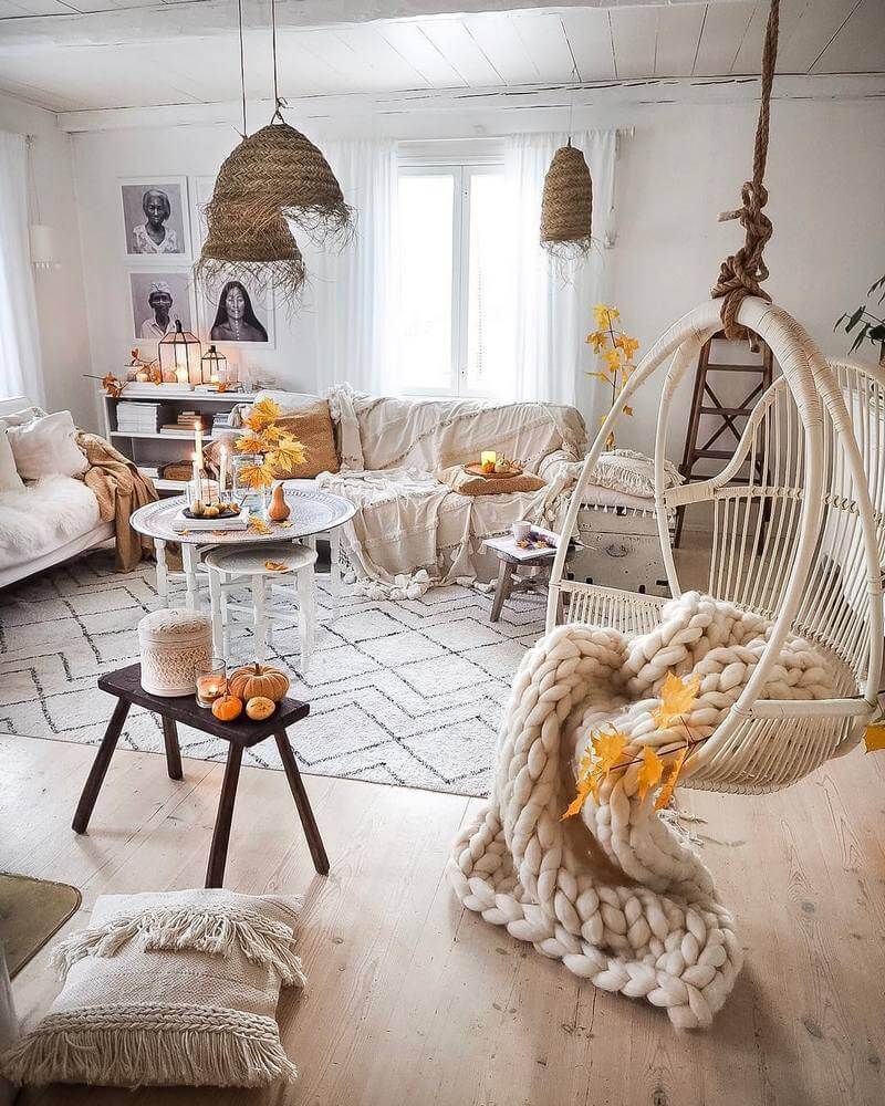 Boho - More ideas @ https://hippiebohostyle.com/boho-living-room-design ...