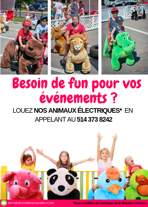 Jeux - Besoin de fun pour vos événements ? Nos animaux électriques sont ...