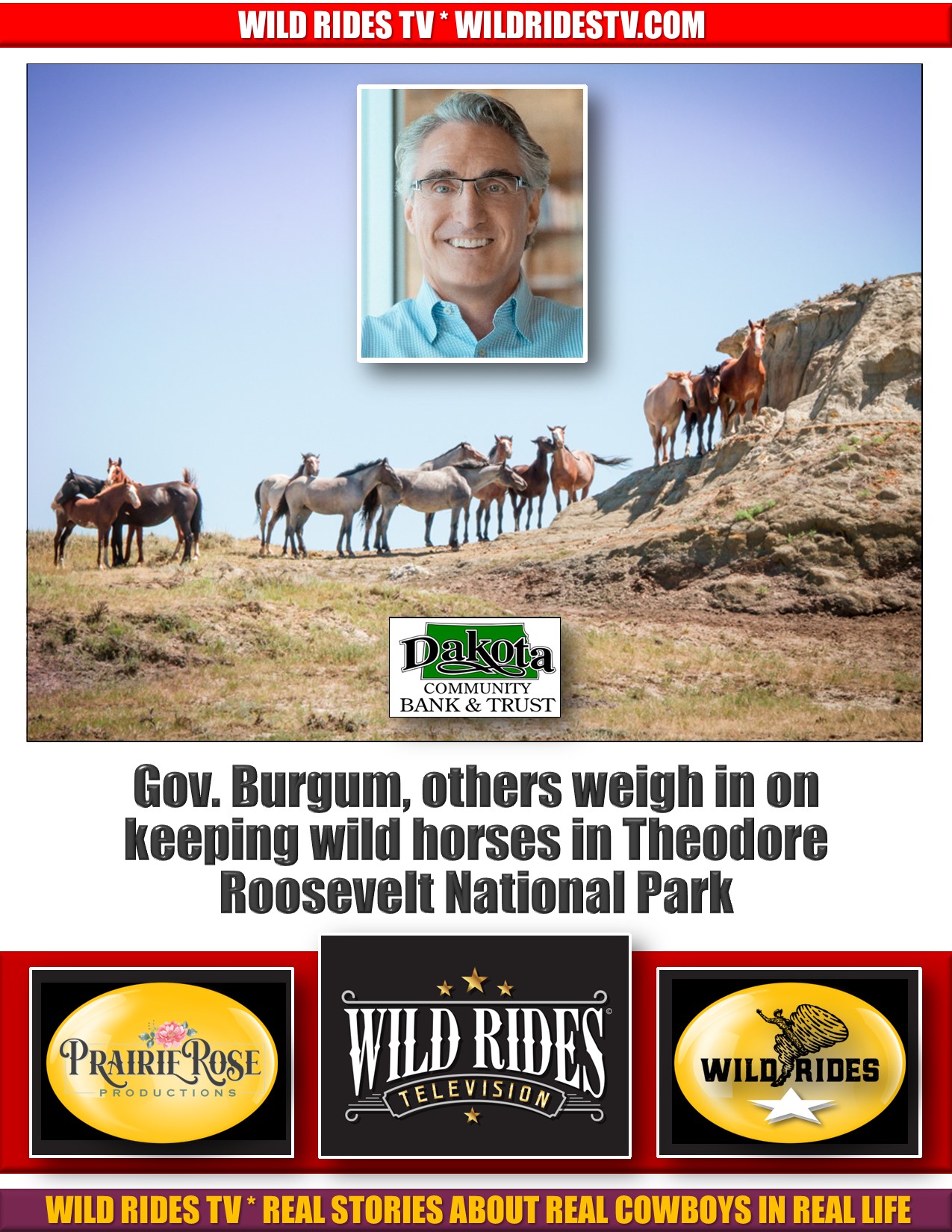 Wild Rides TV - North Dakota Governor Doug Burgum and... | Facebook