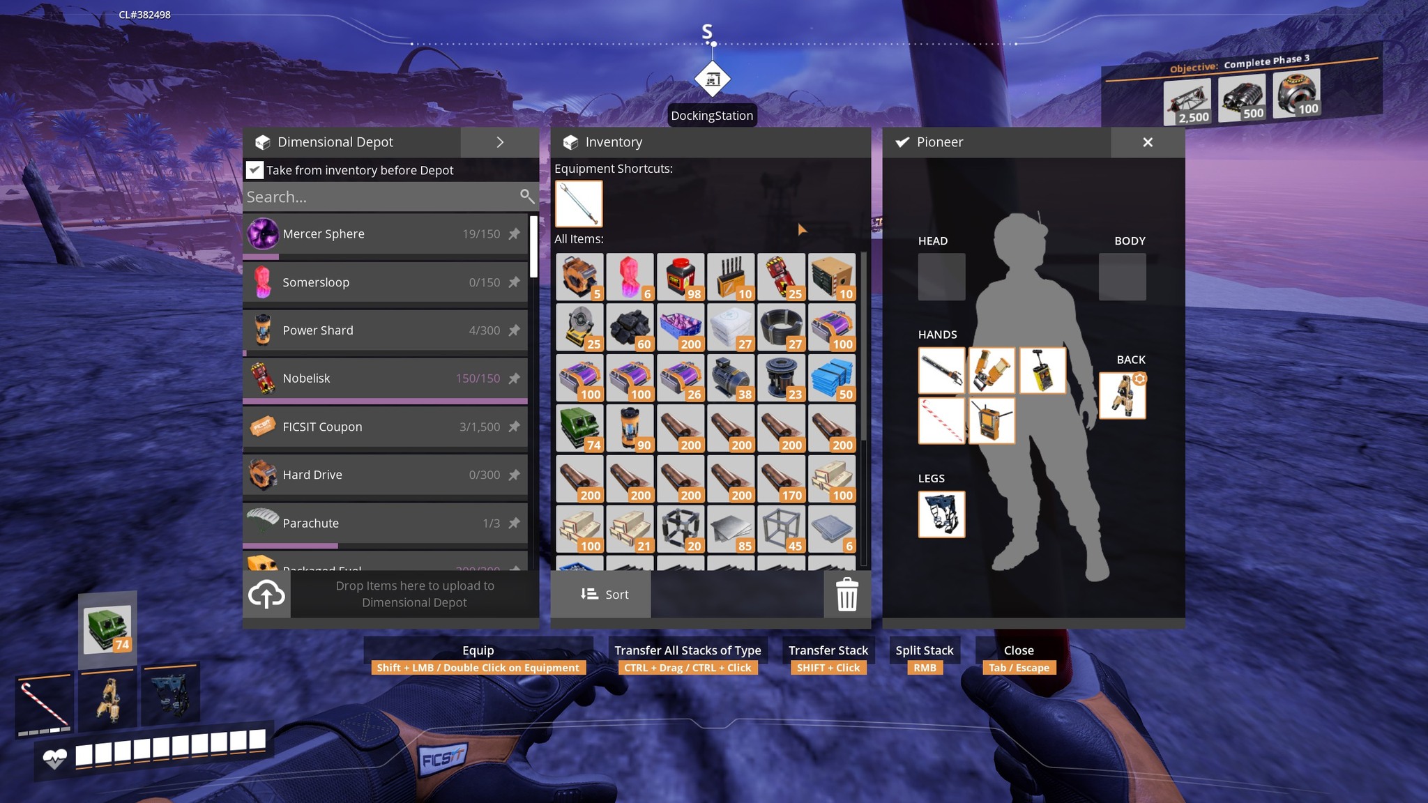 SATISFACTORY | Anyone else getting a buggy Depo upload from inventory ...