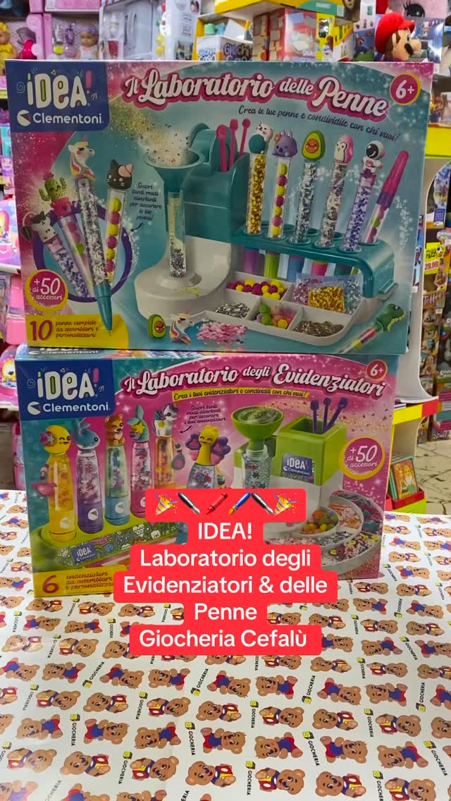 BIEMBI Laboratorio degli Evidenziatori Originale Made in Italy Kit Creativo per Bambini, con 50+ Accessori e 6 Evidenziatori Personalizzabili + Omaggio portachiave e penna BIEMBI Laboratorio degli Evidenziatori Originale Made in Italy Kit Creativo per Bambini, con 50+ Accessori e 6 Evidenziatori Personalizzabili + Omaggio portachiave e penna