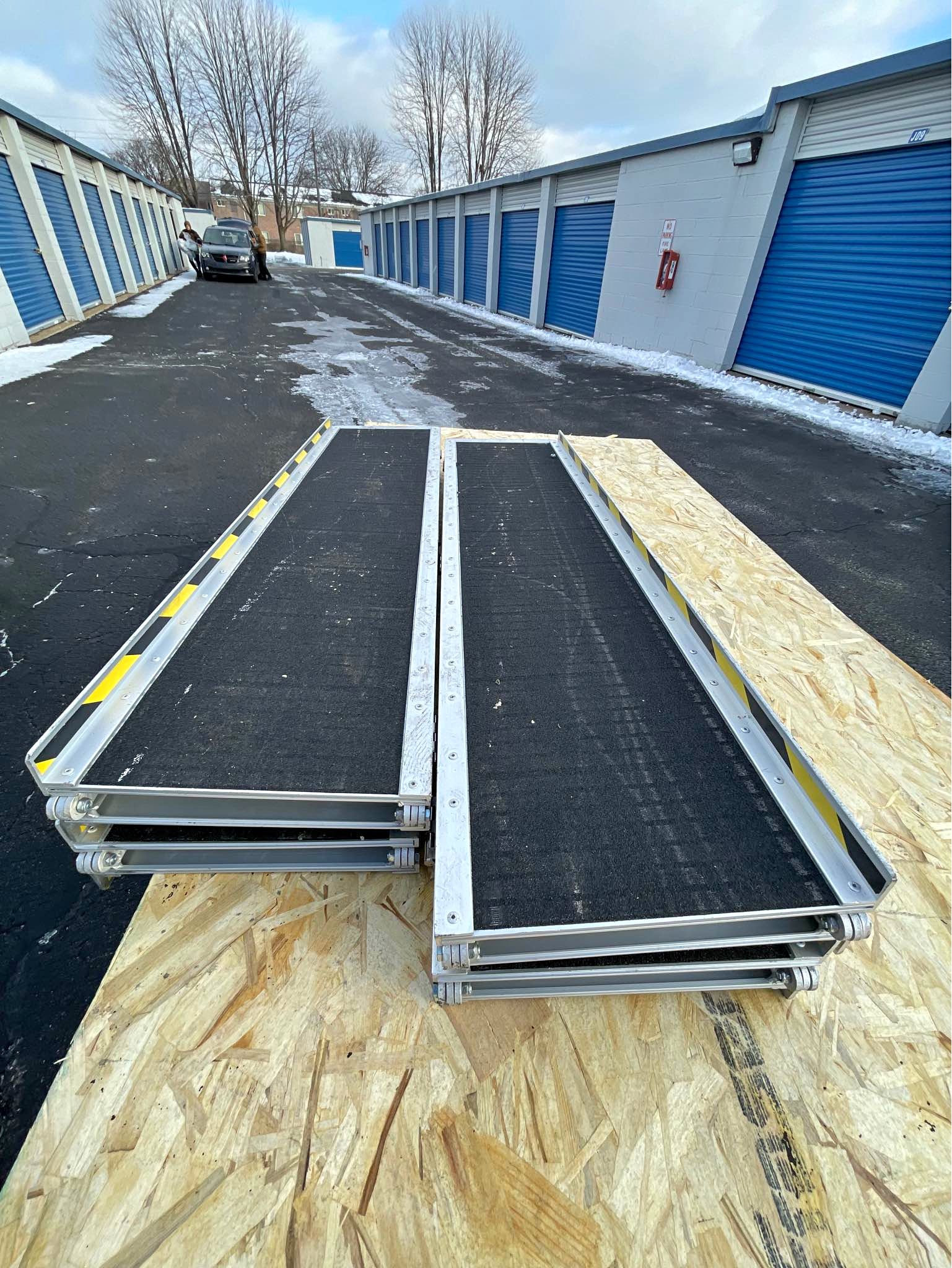 10’ Portable Aluminum Wheelchair Ramp – 600 lb Capacity (Like New ...