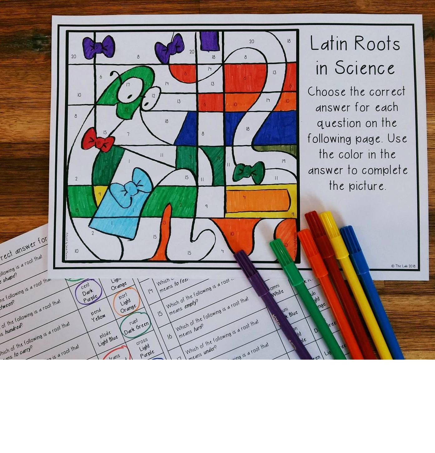 The Lab - Try this fun Color-by-Number Activity to teach...