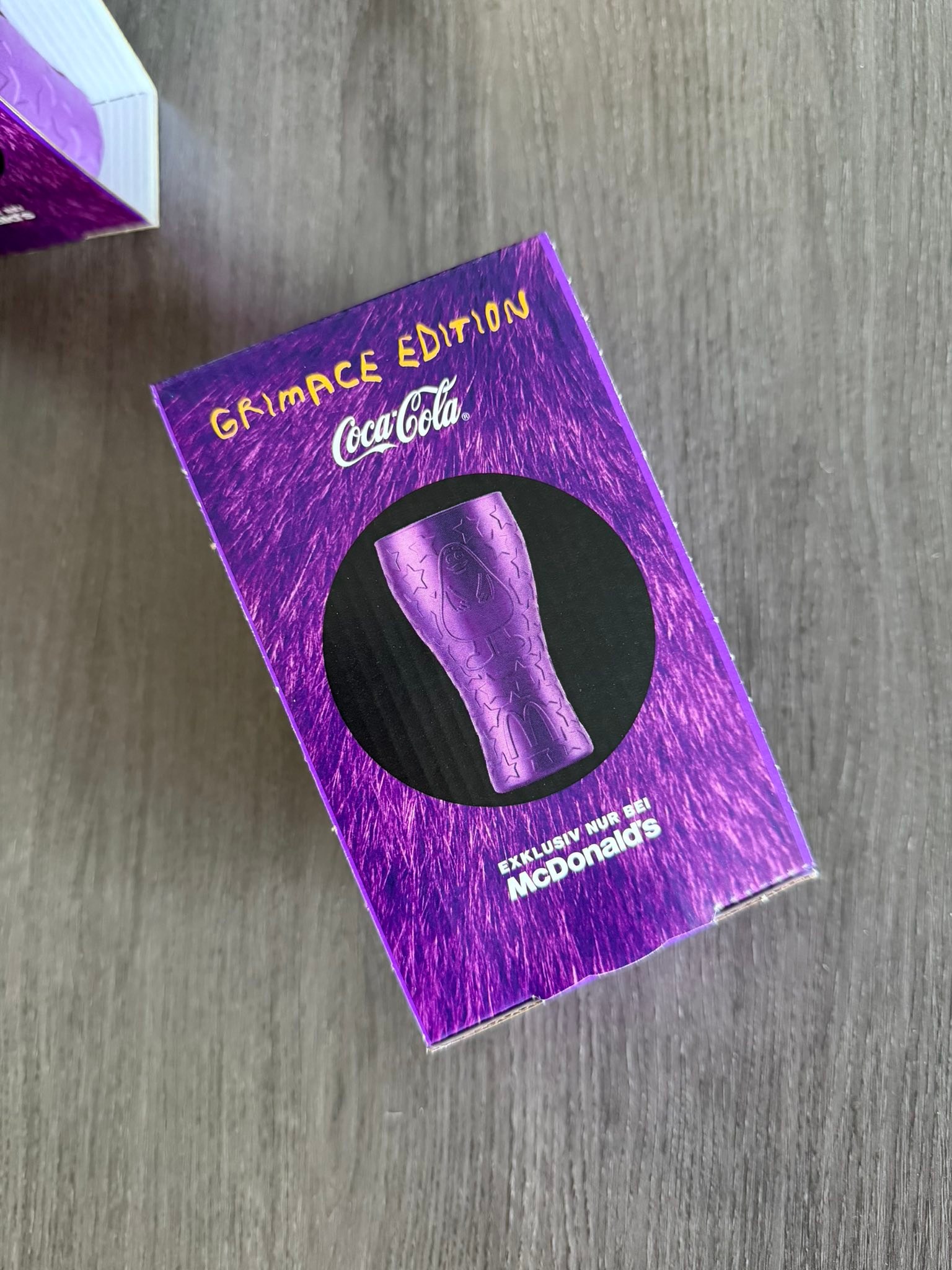 McDonalds Germany exclusive Grimace glass