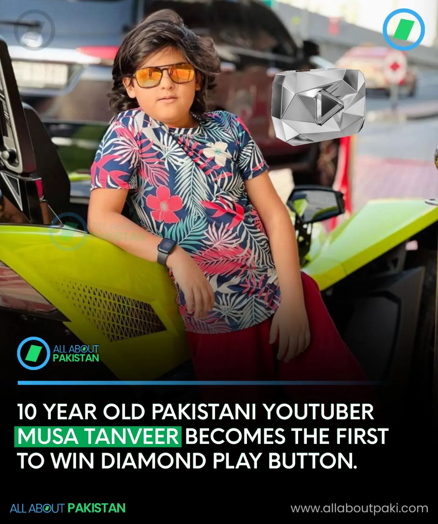 All About Pakistan. - 10 Year Old Pakistani YouTuber Becomes The First ...