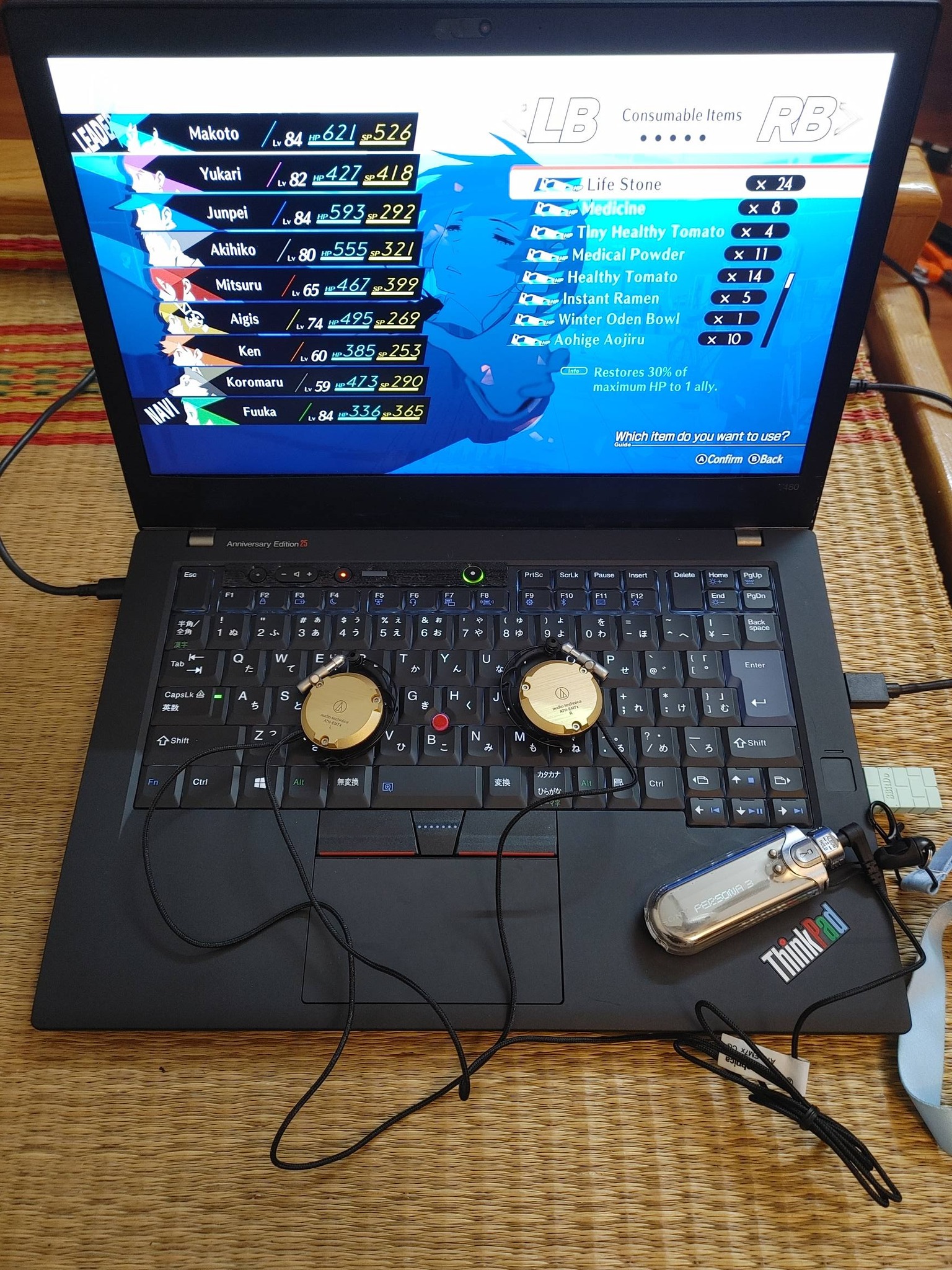 ThinkPad T480 modded with anniversary edition keyboard for modern