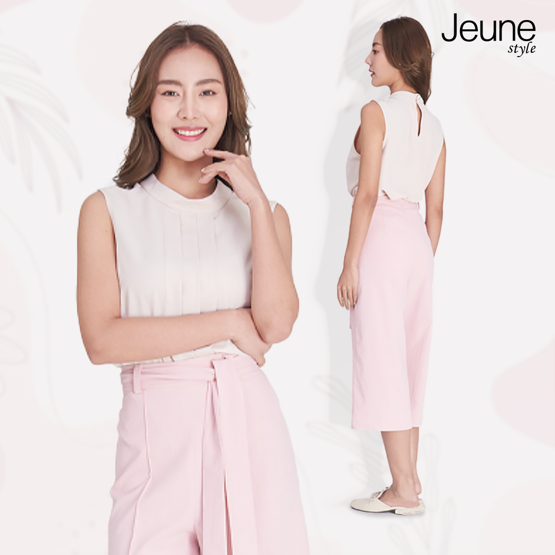 Wavera Cambodia - JEUNE STYLE Pants with Belt Strap in Pink - Available ...