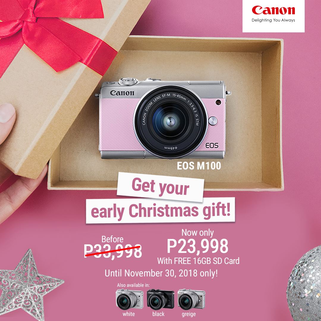 Canon - Beat the Christmas rush and prices and get the EOS M100