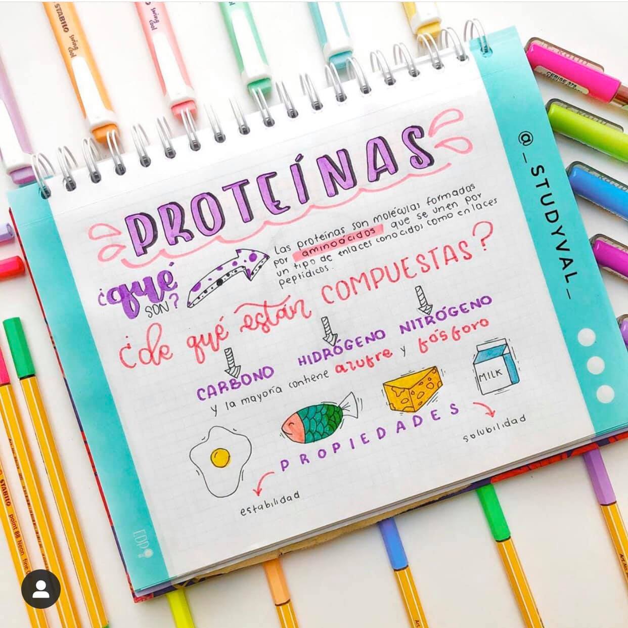 Studygram ideas de organizadores gráficos 💓 créditos
