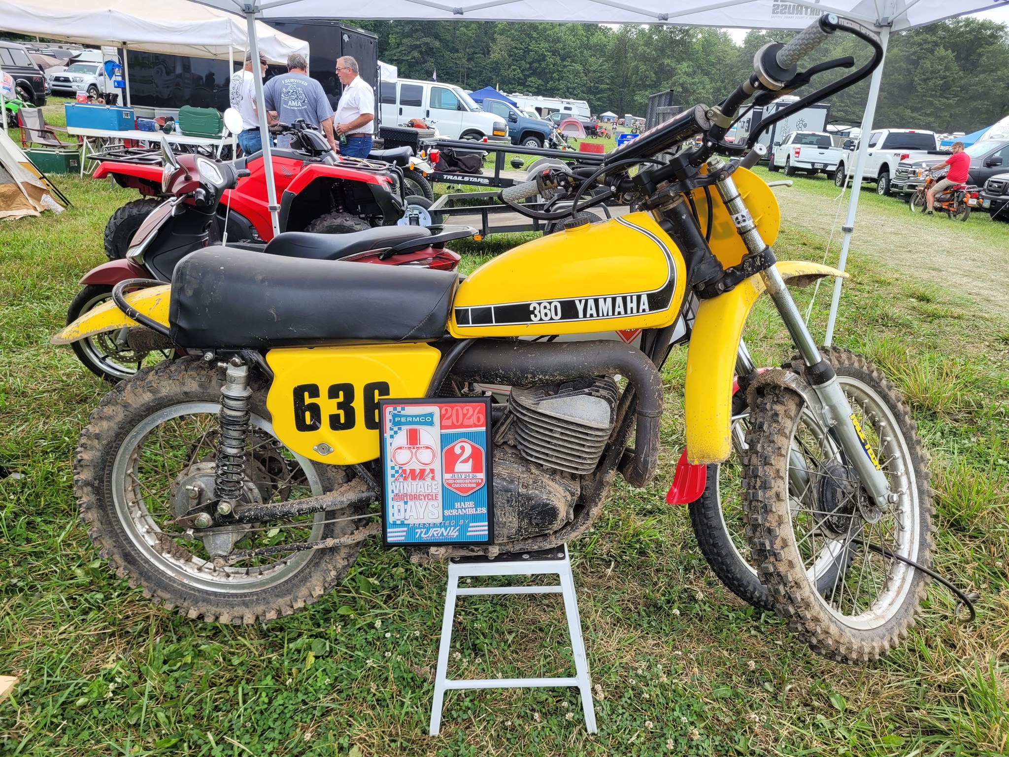 Best vintage bike: 1974 Yamaha YZ360