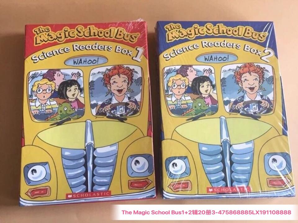 🚌THE MAGIC SCHOOL BUS SCIENCE READERS COLLECTION🚌 Box 1 + Box 2