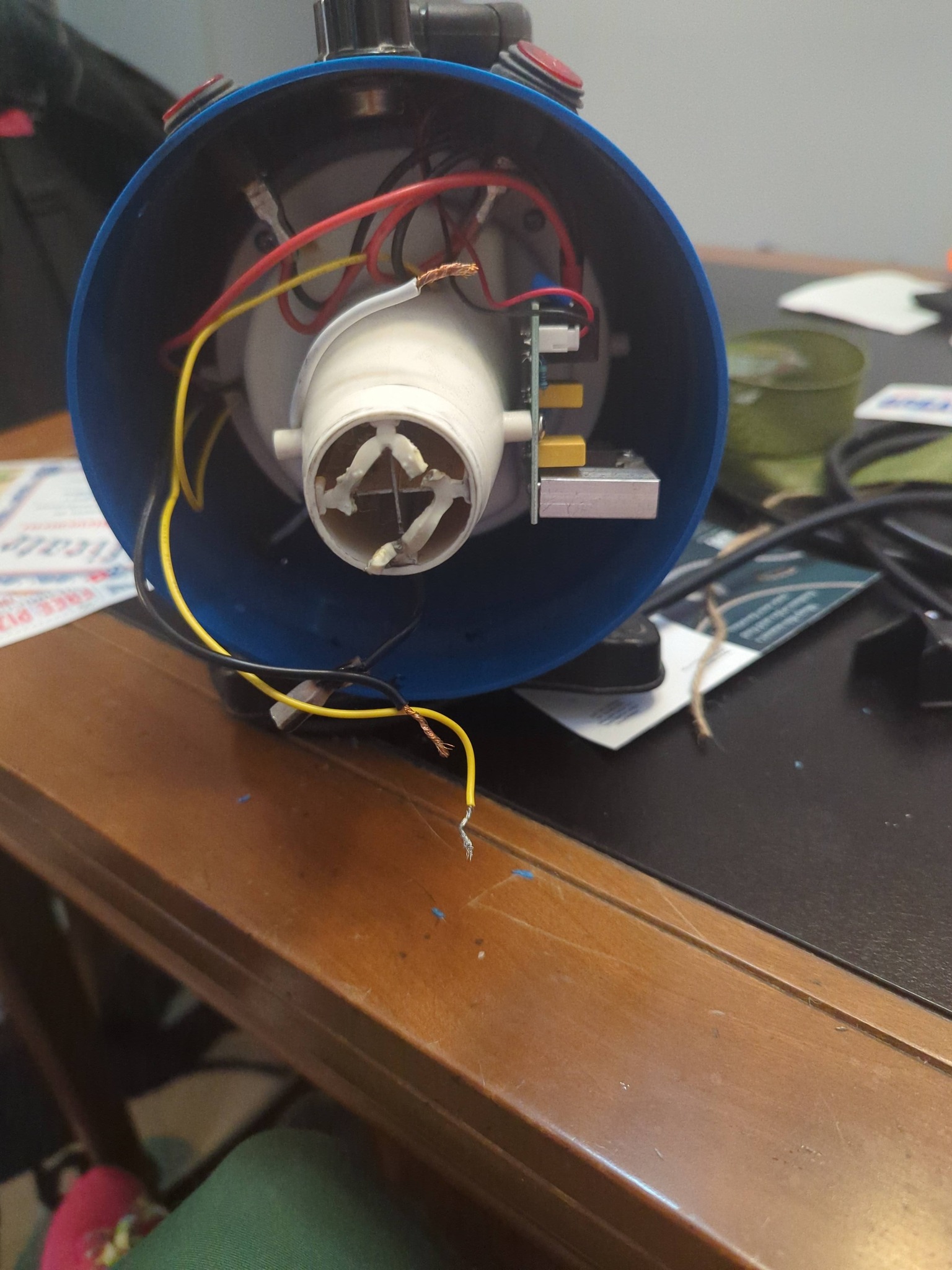 Pet dryer wiring help needed after cord came loose