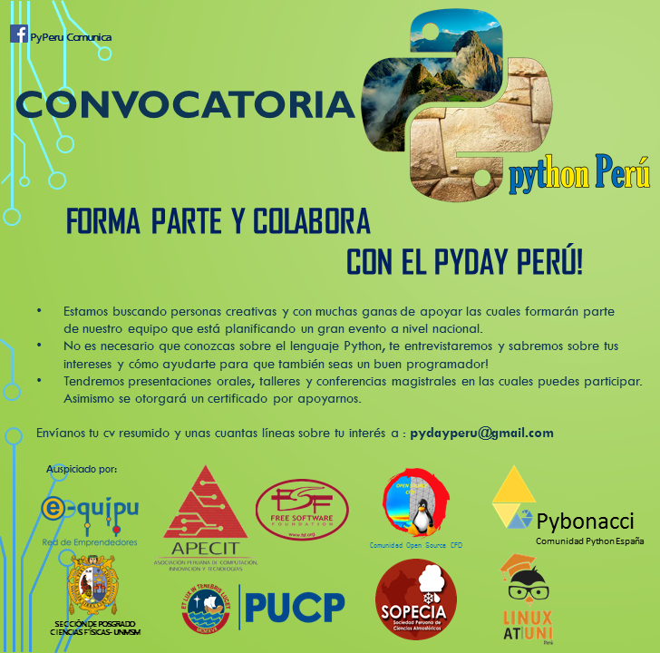 Nueva... - Asociación Peruana de Programación en Python