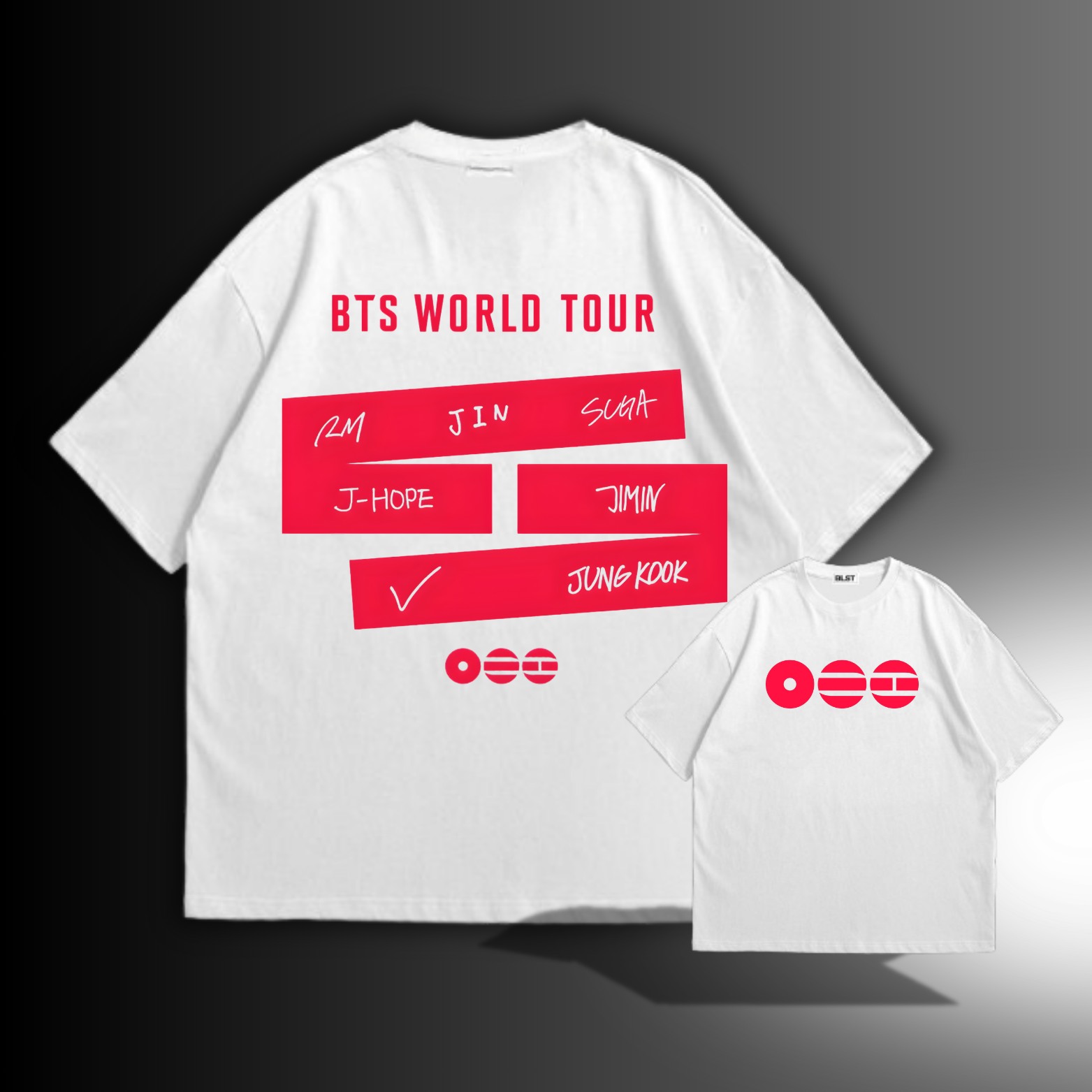 BTS customized T-shirts for events and birthdays