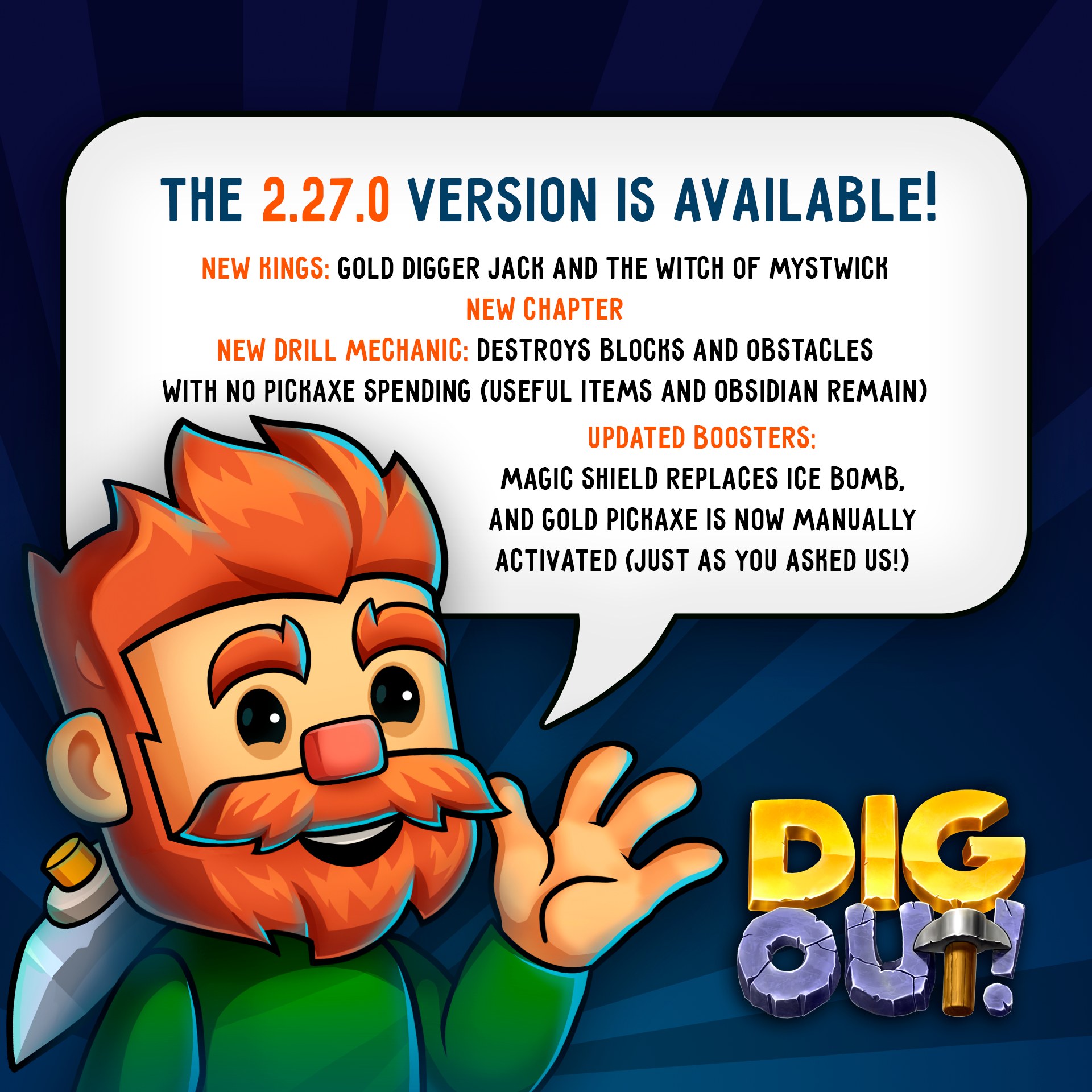 Dig Out - The update is here! 🎉 Hurry up to check out... | Facebook