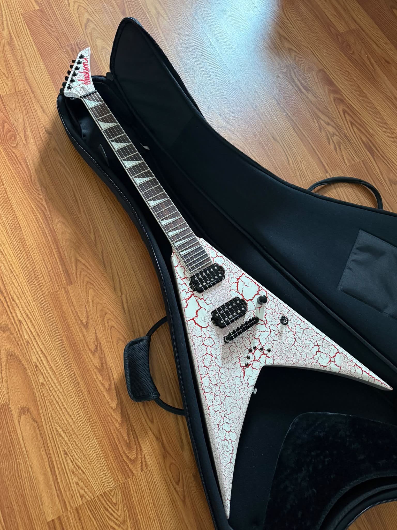 This Charvel/Jackson King V case has been lying around here for
