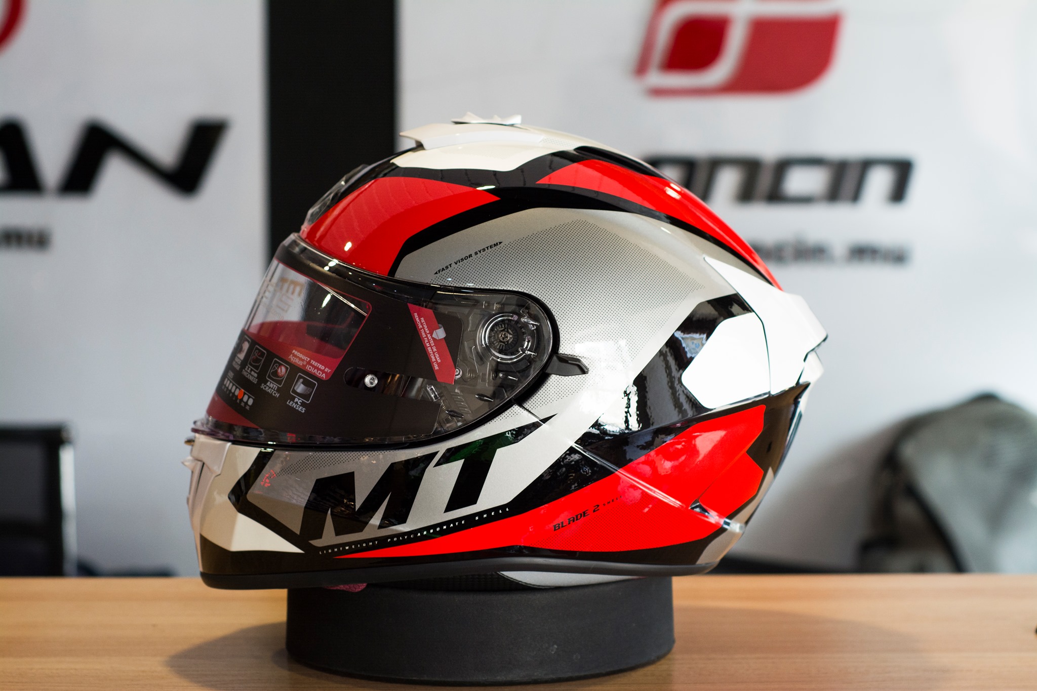 helmet spoiler for mt Thunder 3 SV Arual C7 Gloss Grey Blue Orange Helmet Moto Central MT Helmets Thunder 3 SV
