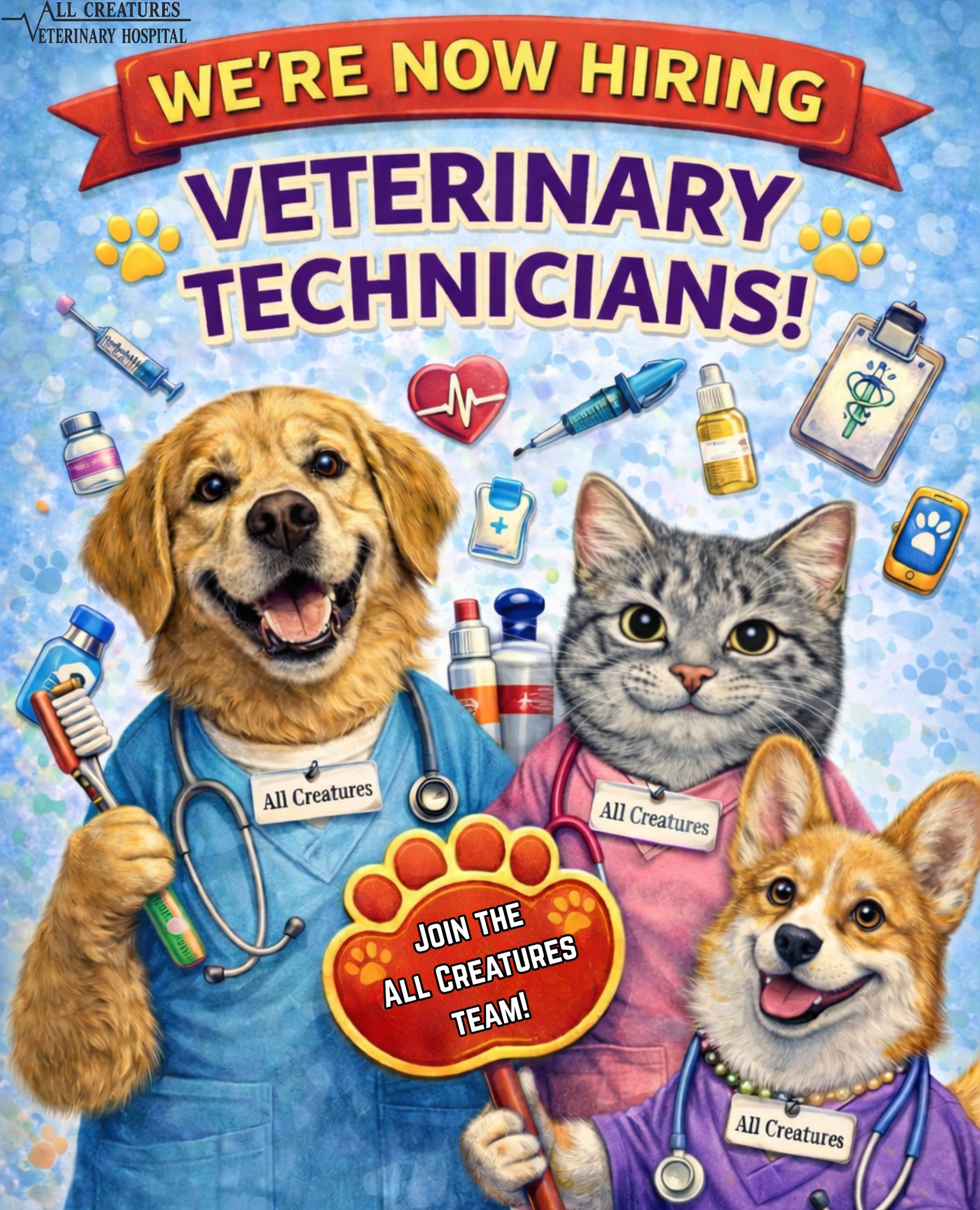 All - 🐾 We’re Hiring! Join Our Team at All Creatures! 🐾 We are ...