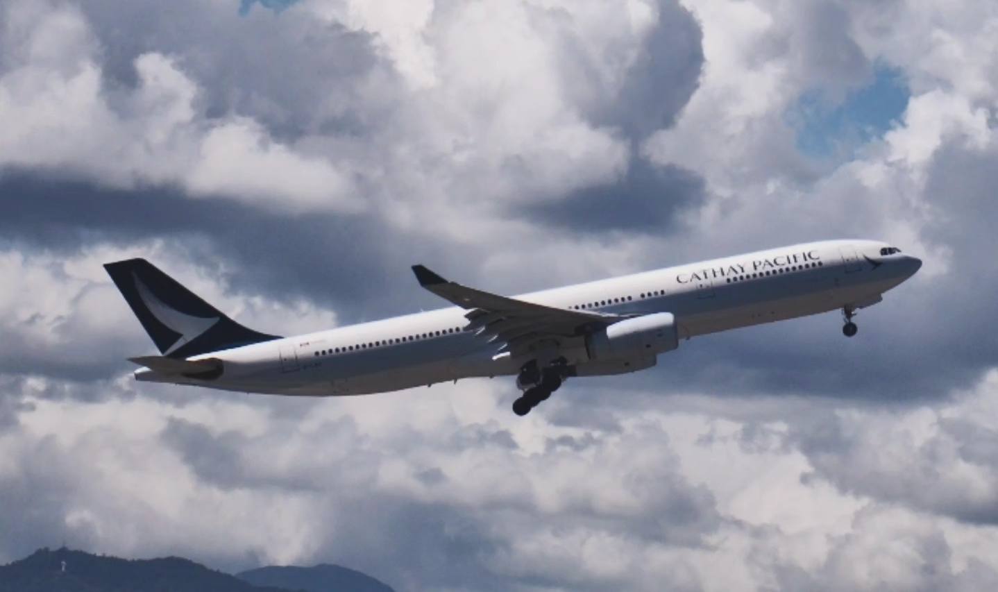 Eva air and cathay pacific flights
