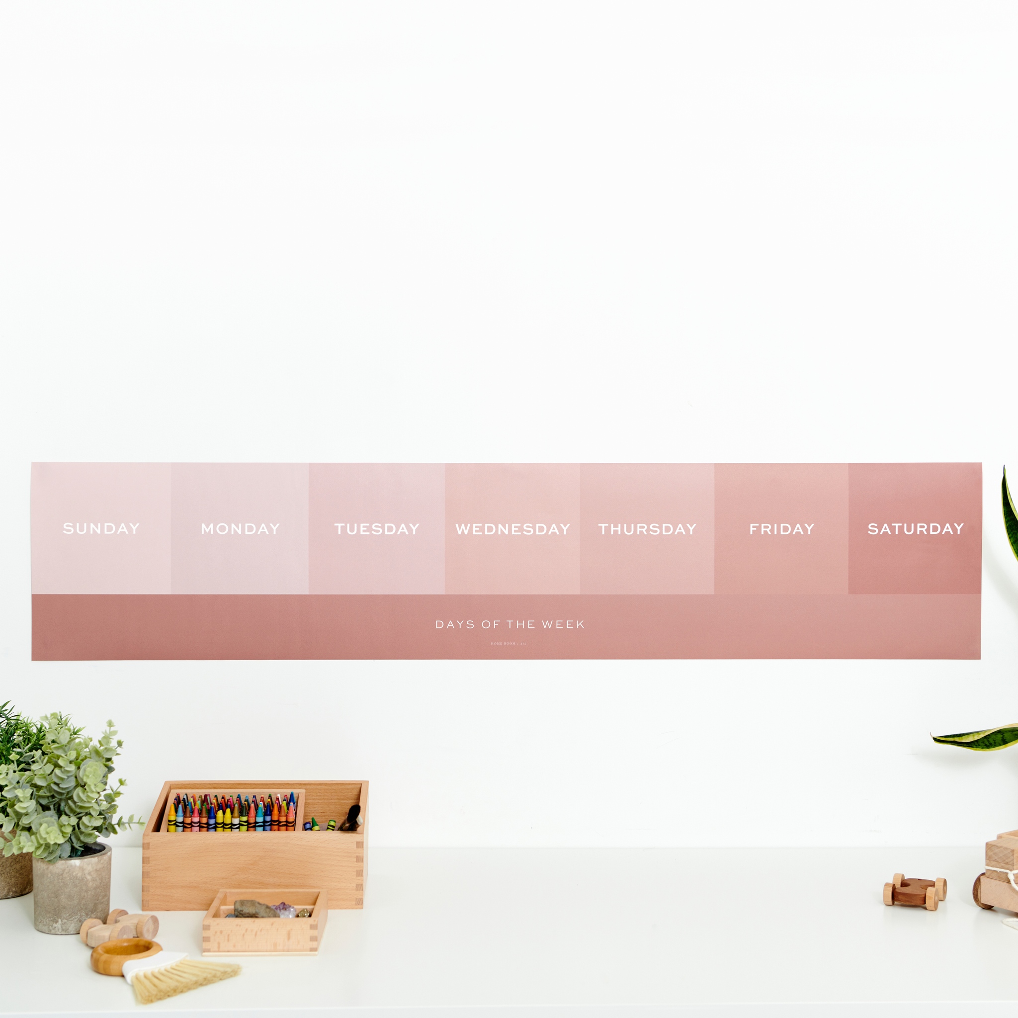 Home Room / 325 - The days of the week illustrated through...
