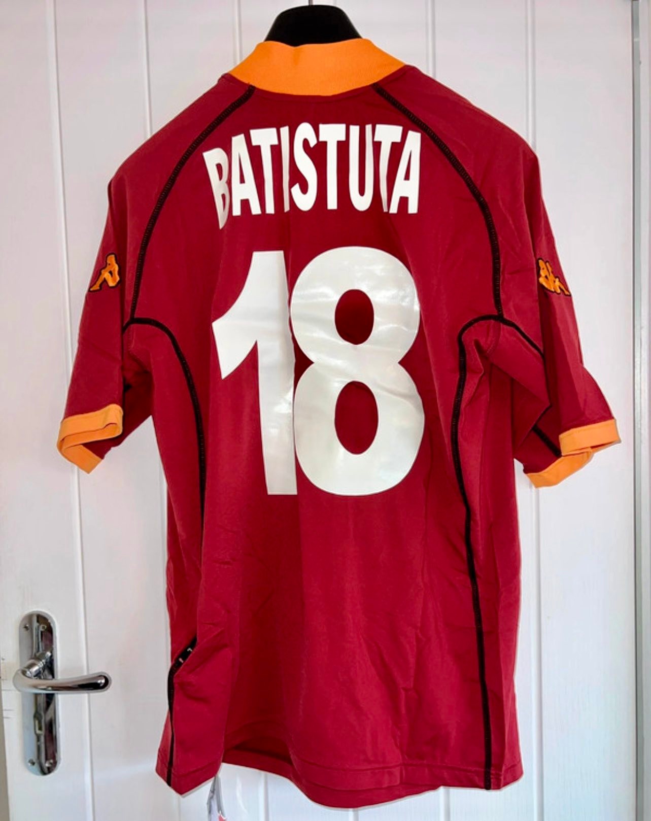 Authentic AS Roma Batistuta #18 jersey 2000/2001