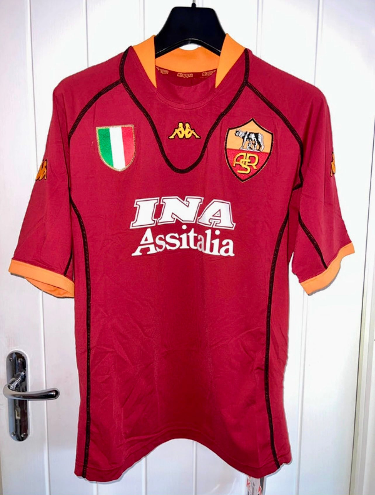 Authentic AS Roma Batistuta #18 jersey 2000/2001