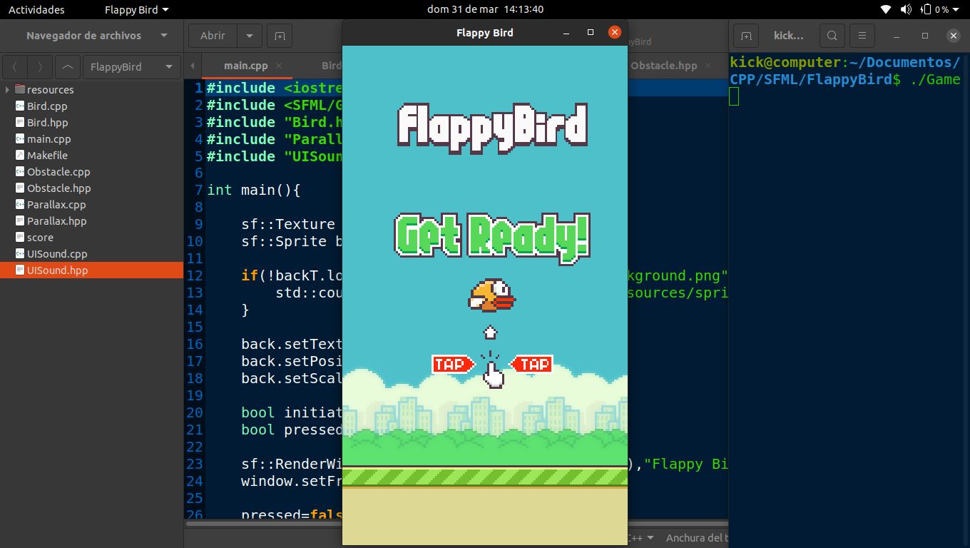 Lenguaje C Practica | Hola Amigos, para recrear Flappy Bird en C++ con ...
