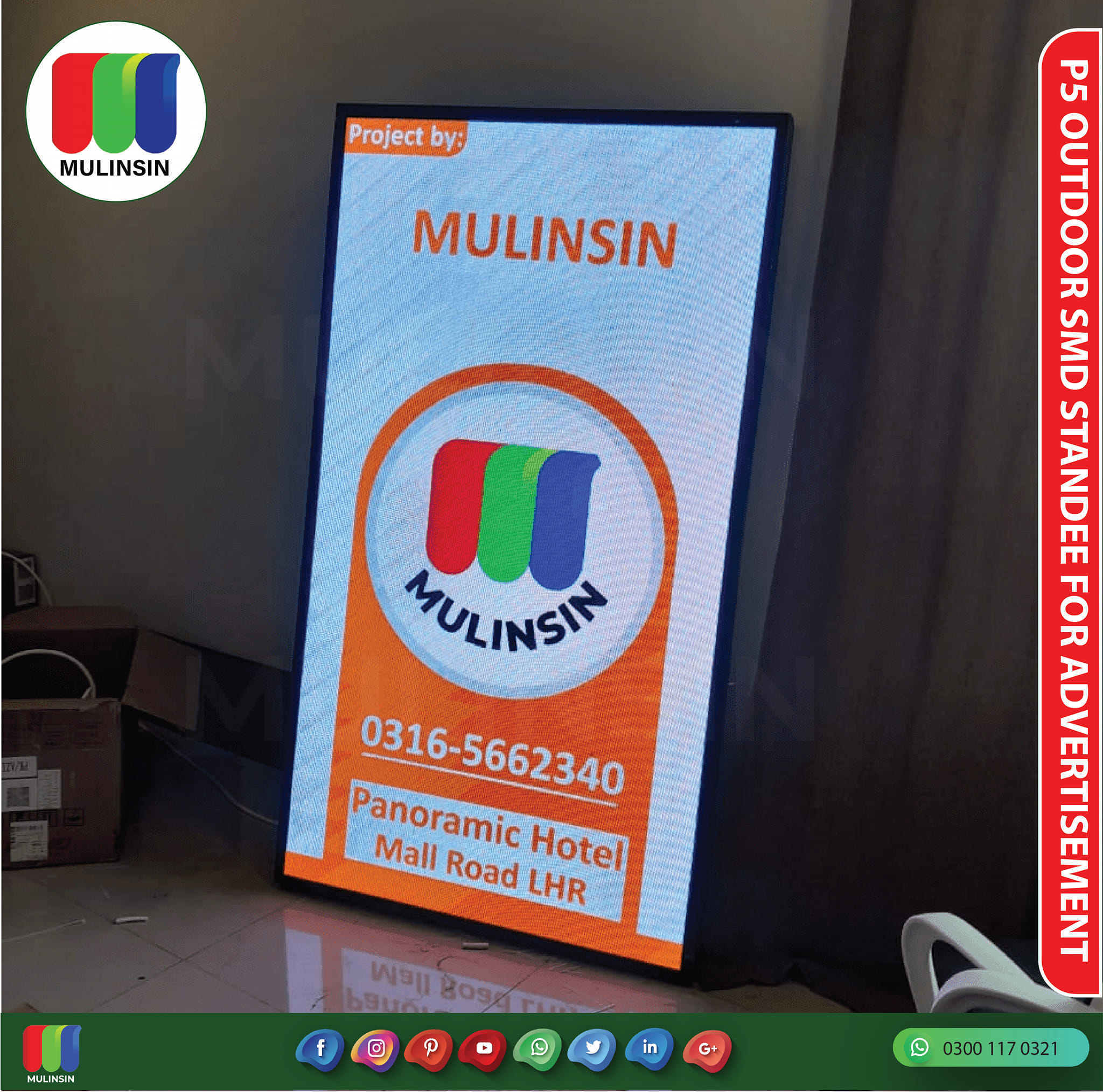 Mulinsin - P5 Outdoor SMD LED Standee SMD Screen for Outdoor ...